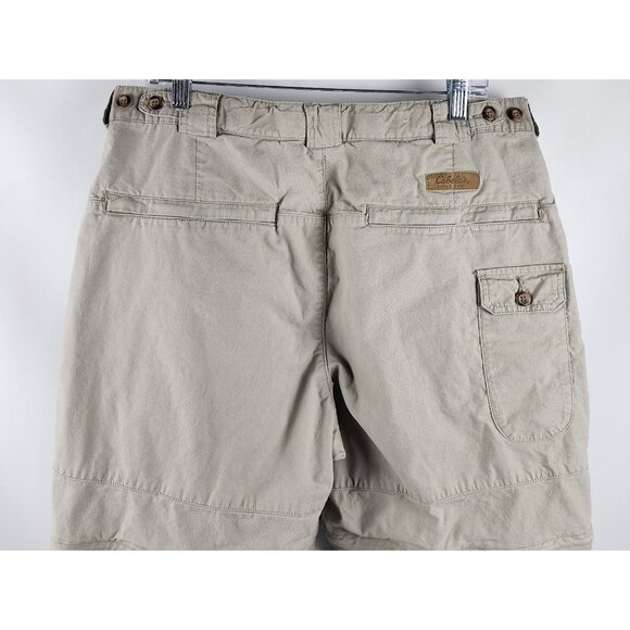 Cabelas Pants Mens 36x31 Beige Outdoor Convertible Pants Ankle Zips - Picture 8 of 9